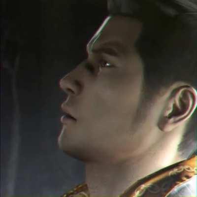 just kiryu smiling