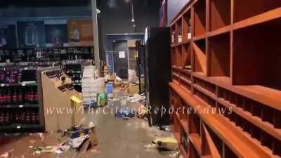 Liquor store after social justice has been applied
