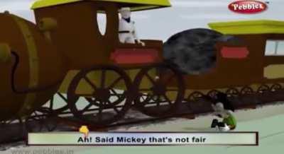Poor Mickey:(