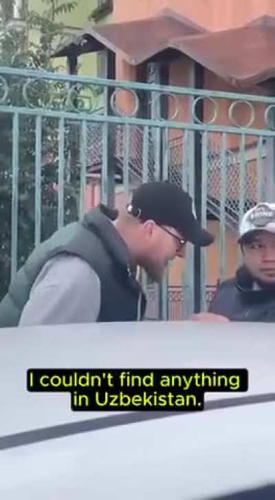 In Moscow, a Russian insulted an Uzbek driver, degrading him by calling him 