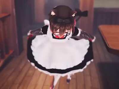 Roboco: おかえりなさいませご主人様 ❤️ Me: