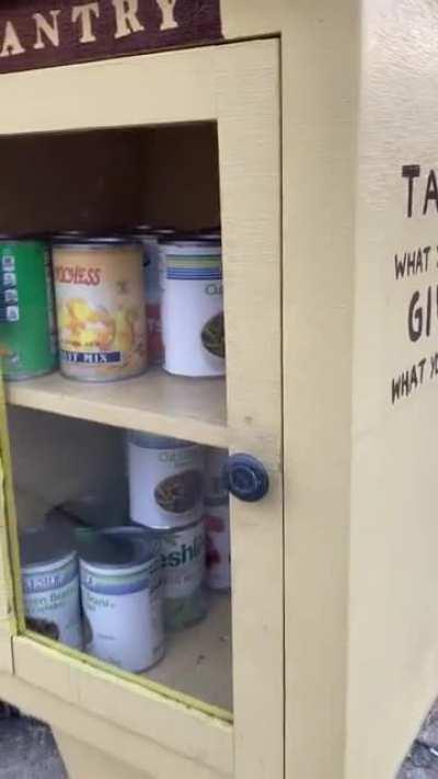 Take What You Need, Give What Can. Near Yes Organic Market. Brookland