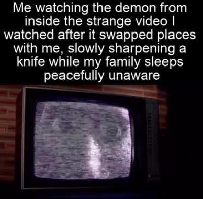 I scream but there is no sound