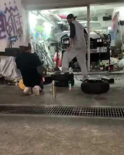 How to turn a wheel into a landmine