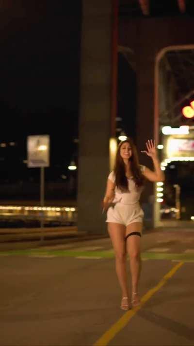 Guess her bra colour 😏