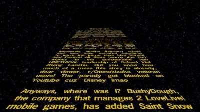 RABU RAIBU Star Wars Parody