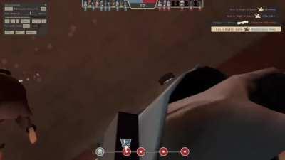 he had to be using cheats of some sorts. i wasn't even at his mele range, and he face stabbed 3 people in a row