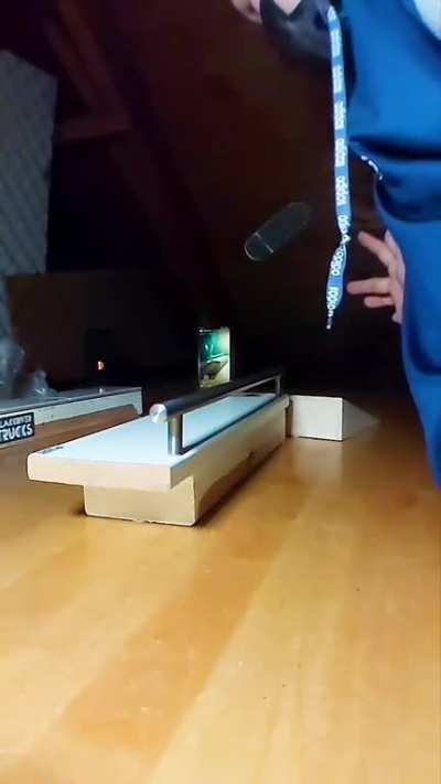 Hardflip frontside boardslide. Requested by u/CutOfTheMill. Leave a trick request!