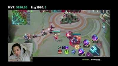 When Gosu Hoon got carried in yesterday's stream.