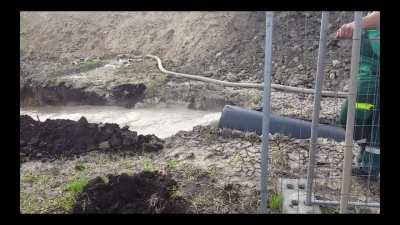 How not to clear a clogged pipeline