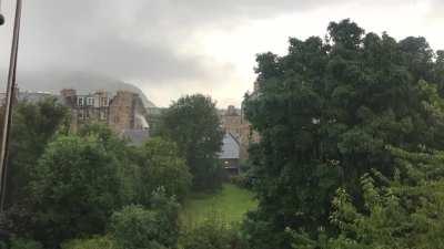 Summer rain in Scotland (sound on!)