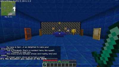 So I attempted to recreate the Velvet Room in Minecraft.