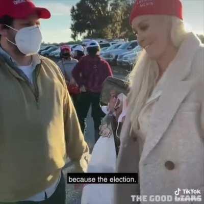 Facts don’t agree with Trump supporter’s feelings