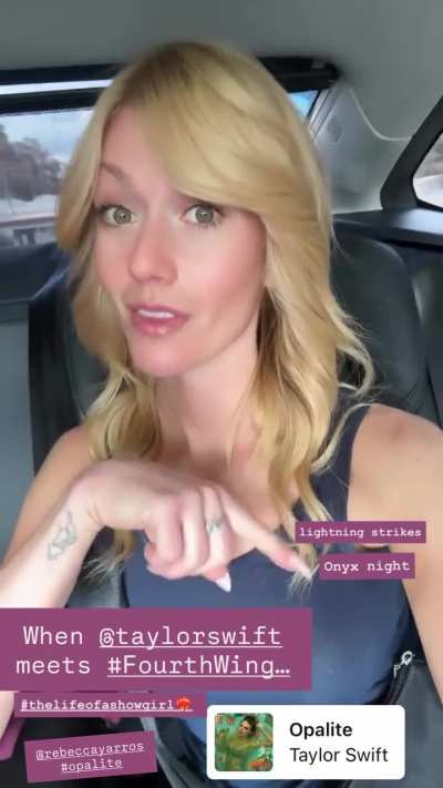 When Taylor Swift meets Fouth Wing