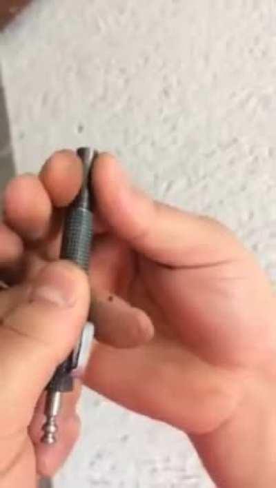 A pen that can also fire a single bullet.