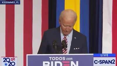 Joe Biden serving taste