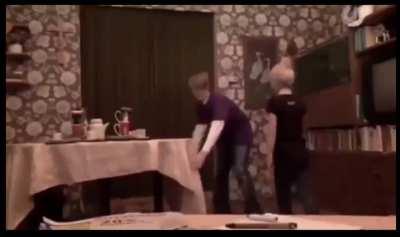 The Tablecloth Trick