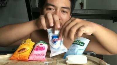 Sett after he rimjobs Viego's Chussy and got all the black mist spewing in his face