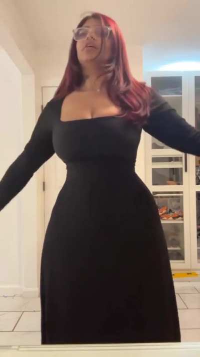 Maryelee tight dress sexy ass clap