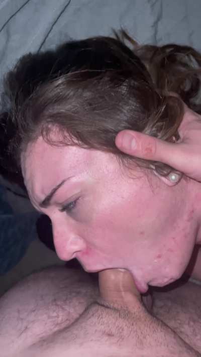 Holding the back of my head