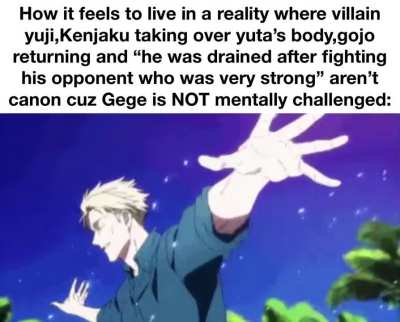 JJK fans can’t read nor write!