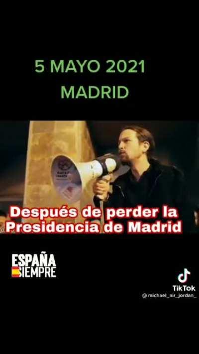 La caverna mediática fascista hace circular videos para humillar a los demócratas. ¡No pasarán! Madrid será la tumba fem fascismo.