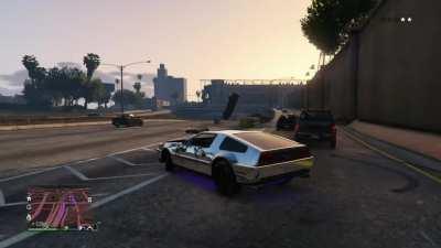 I feel sorry for that npc biker... Kind of..