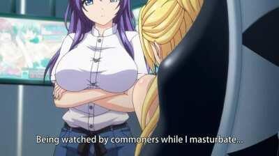 Masturbating while being watched