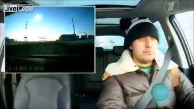 Russian Dude's Reaction To A Meteor