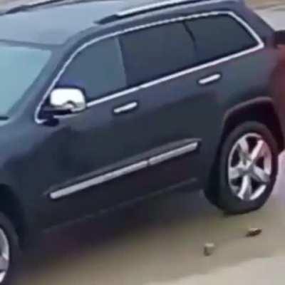 This guy trying to steal a car