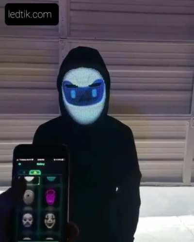 Ledtik mask, that's really cool!