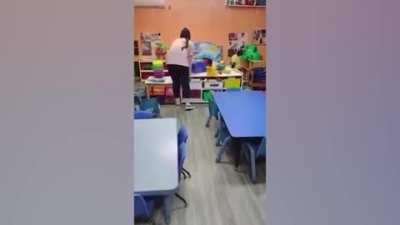 Teacher puts on Scream mask and... Screams at the kids