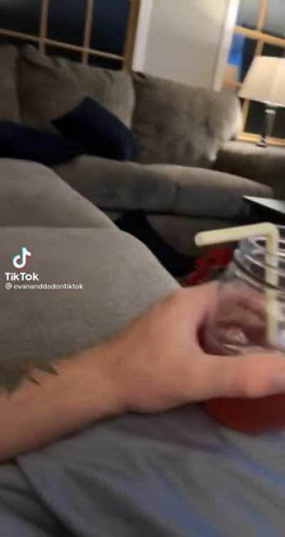 The sigh tells me this is at least his 2nd kid