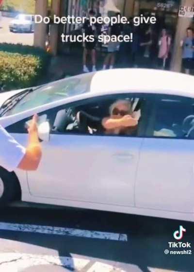 Main character won’t move their car