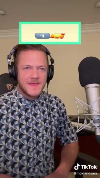 Dan Reynolds of Imagine Dragons can't guess his own songs based on emojis