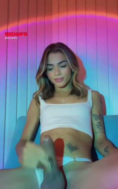 could u stroke it with ur mouth