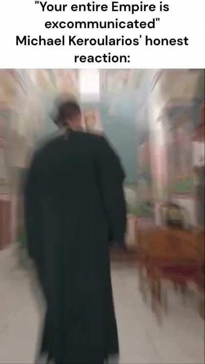 POV You have a slight difference in opinion over one word and some bread (I'm sure this will have no major long-term consequences for the unity of Christianity)