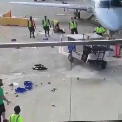 Watch out for the airplane