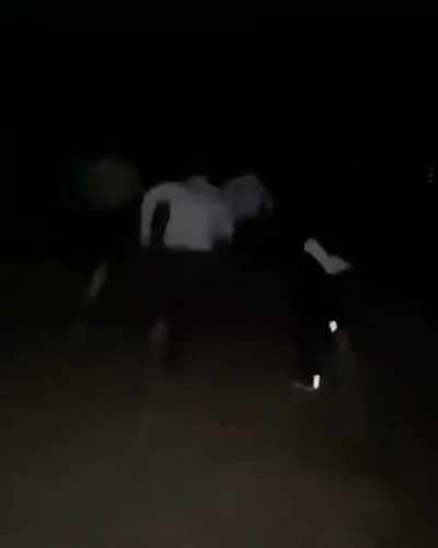 Playing a game with friends