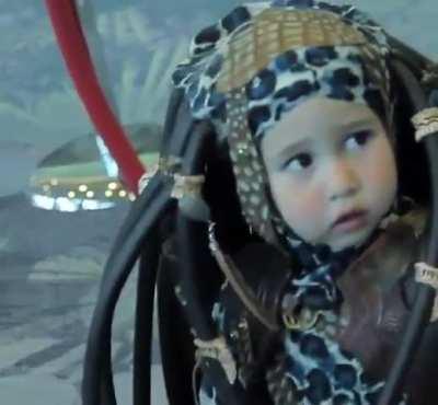 This is the cutest little Predator EVER.