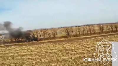 Destruction of a Ukrainian tank by FPV drone operators of the 