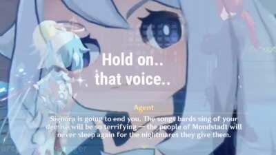 Zhongli openly confessing that he's evil and is working with the Tsaritsa.