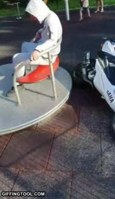 Centrifugal force ain't nothing to play with