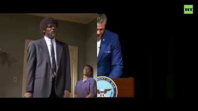 Pete Hegseth quoted a fake Bible verse from Pulp Fiction during a Pentagon sermon. SOURCE: Clash Report  