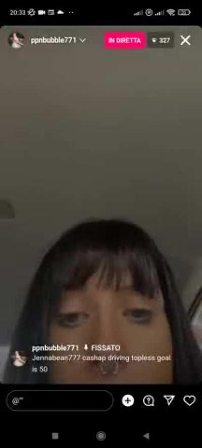 Flashing in the car part 1