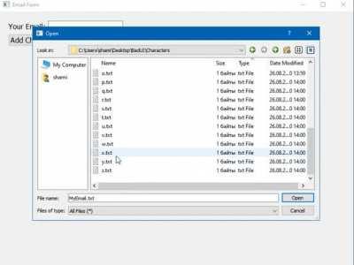 My attempt: File-based Keyboard