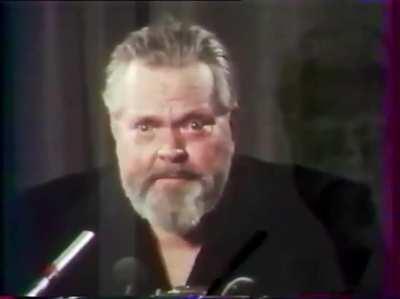 Orson Welles on watching too many films.