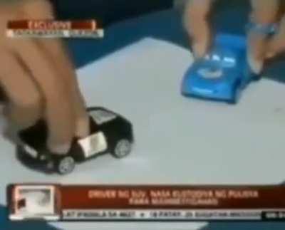 Accurate representation of car crash