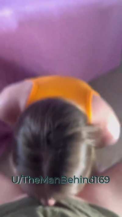 Get it wet, it will slide down that throat easier