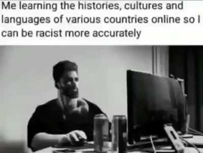 He is even worse than an Albanian, he is, and may Allah forgive me for uttering such a word, French